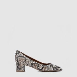 AQUATALIA Pasha Snakeskin-Embossed Pump Size 7 Weatherproof Comfort Italian-Made